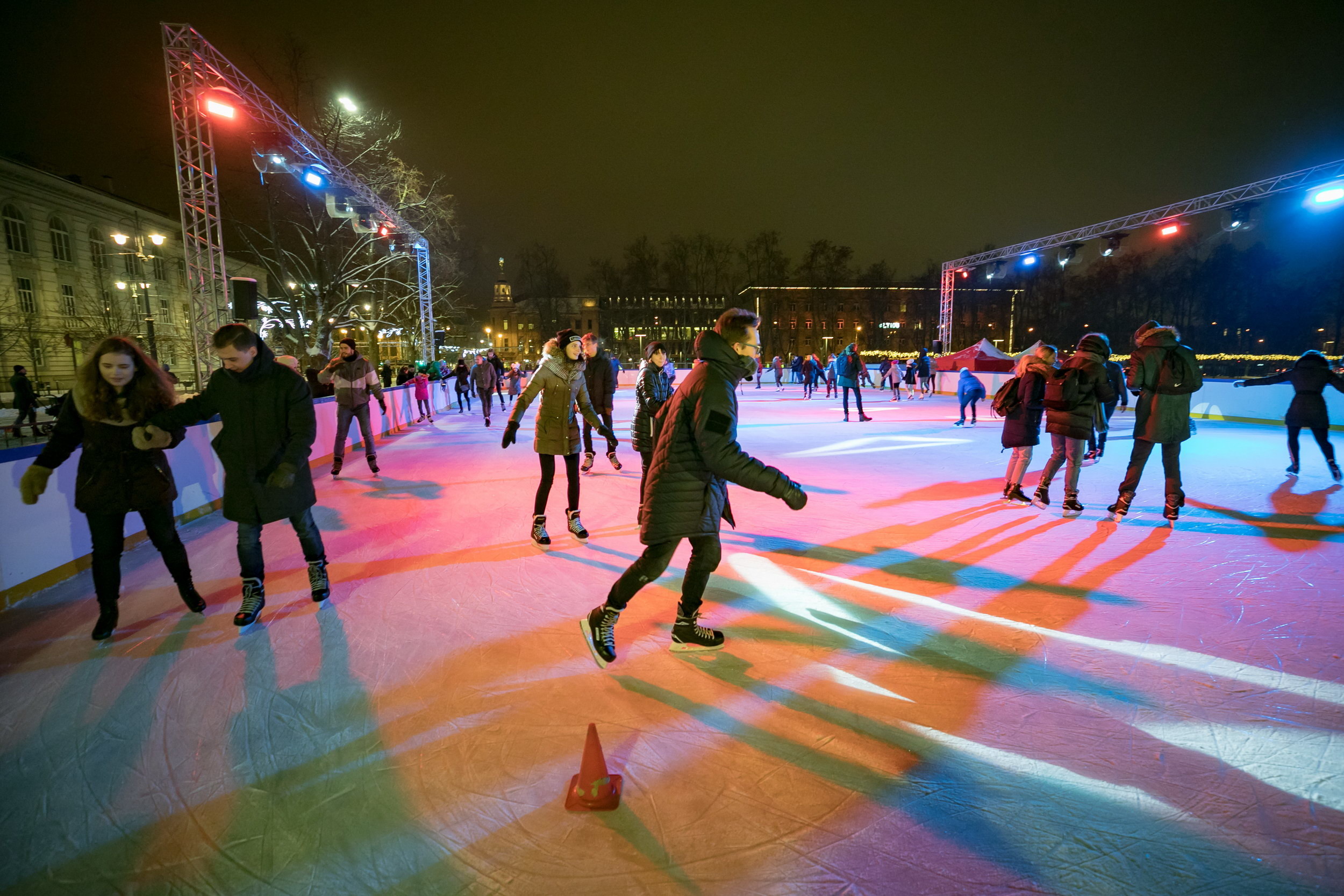 The Christmas Ice Skating Rink Vilnius